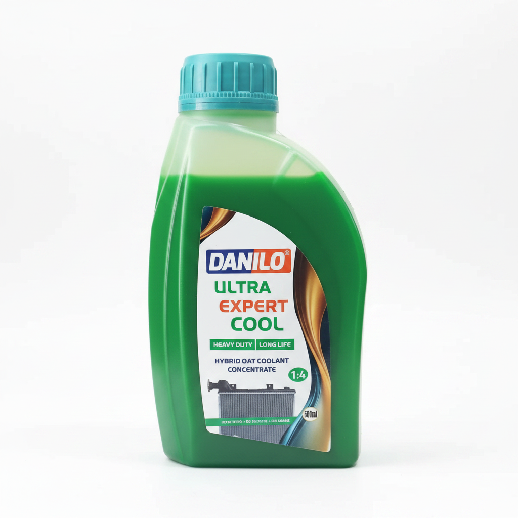 Danilo Expert Ultra Coolant 1:4 Concentrate – Premium Hybrid OAT Engine Coolant - 500ml (Green)
