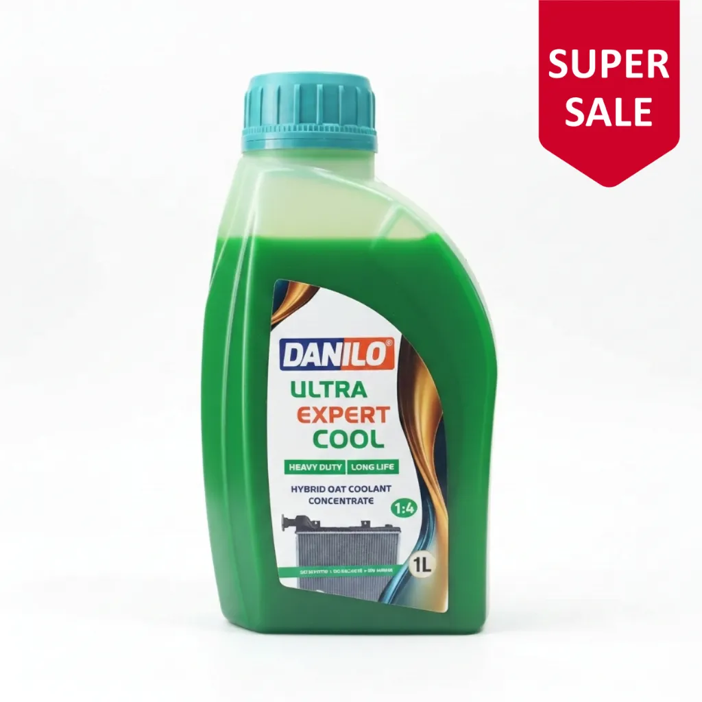 Danilo Expert Ultra Coolant 1:4 Concentrate – Premium Hybrid OAT Engine Coolant - 1L (Green)