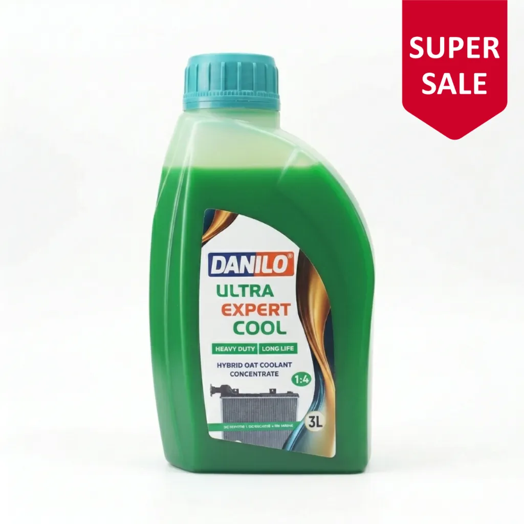 Danilo Expert Ultra Coolant 1:4 Concentrate – Premium Hybrid OAT Engine Coolant - 3L (Green)