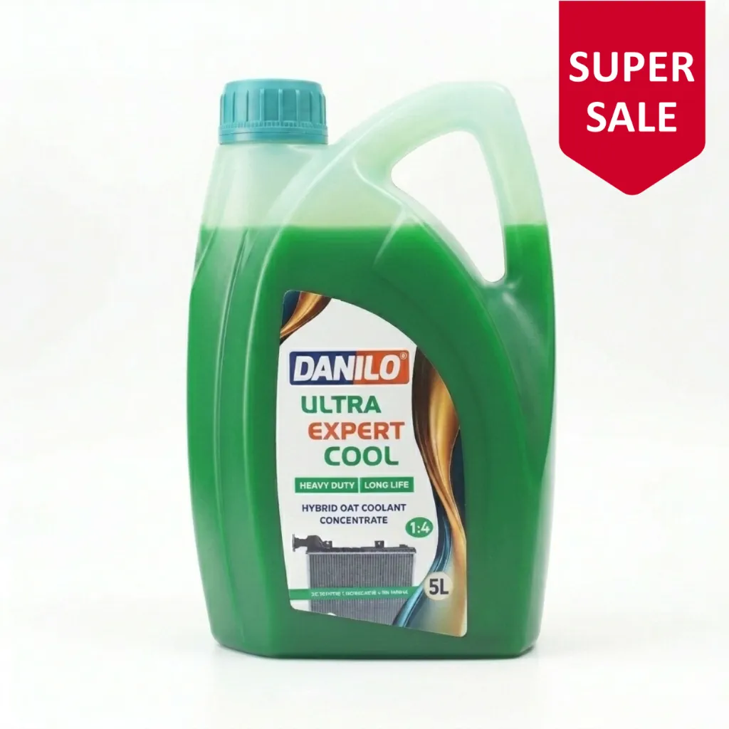 Danilo Expert Ultra Coolant 1:4 Concentrate – Premium Hybrid OAT Engine Coolant - 5L (Green)
