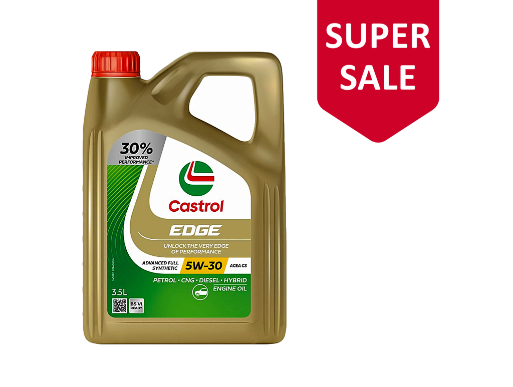 Castrol EDGE 5W-30 Advanced Full Synthetic Engine Oil - 3.5L