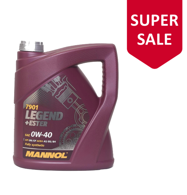 MANNOL 7901 Legend + Ester 0W-40 Engine Oil - 4L
