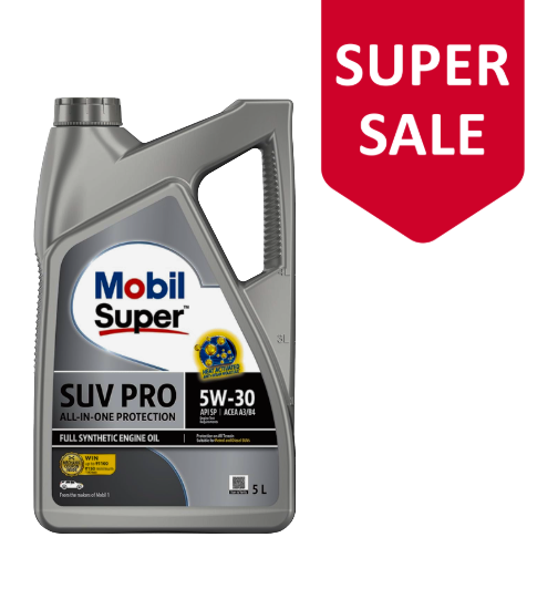 Mobil Super All-in-One Protection SUV Pro 5W-30 Full Synthetic Engine Oil - 5L